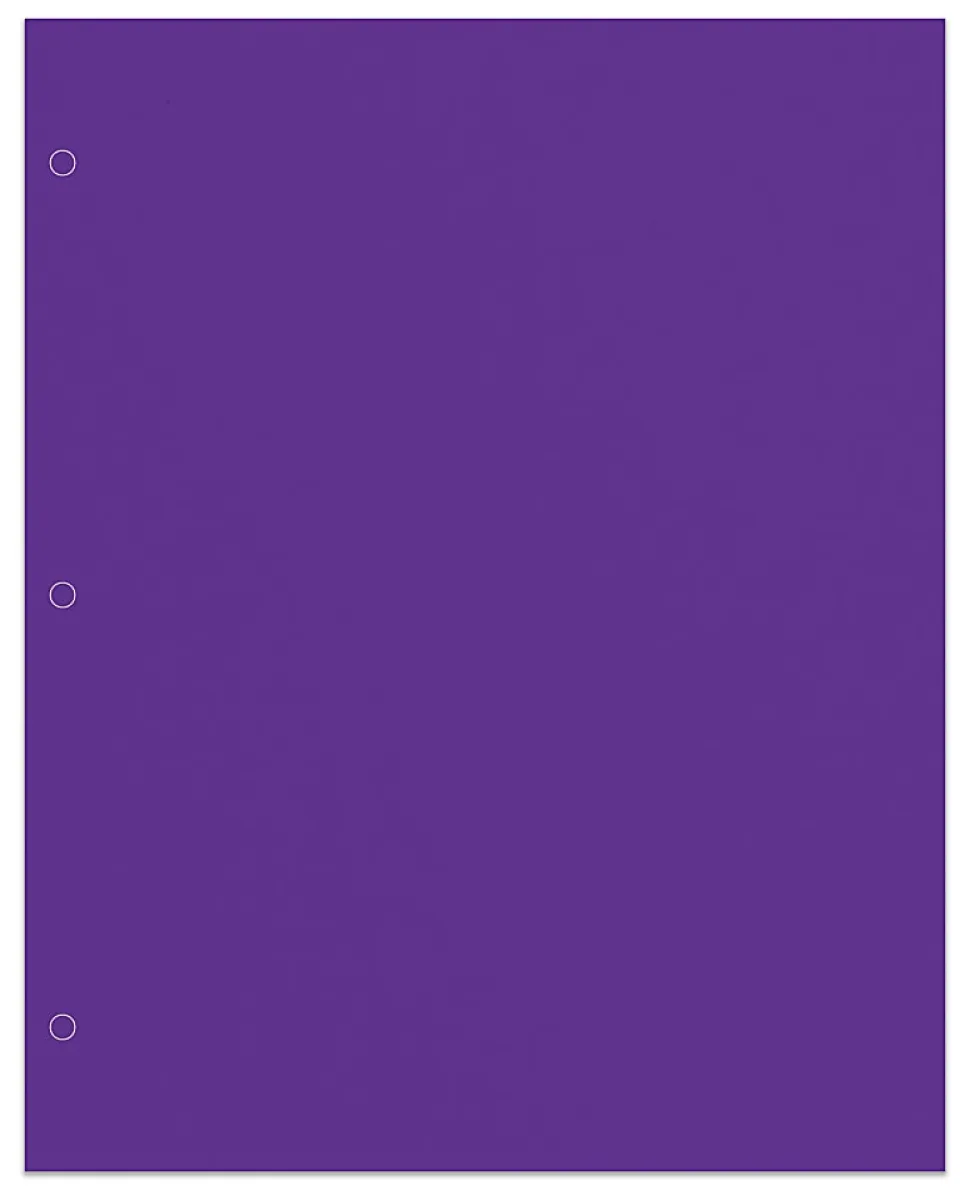 Office Depot® Brand 2-Pocket School-Grade Paper Folder, Letter Size, Purple