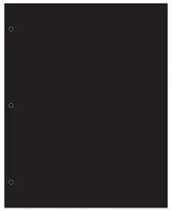 Office Depot® Brand 2-Pocket School-Grade Paper Folder, Letter Size, Black