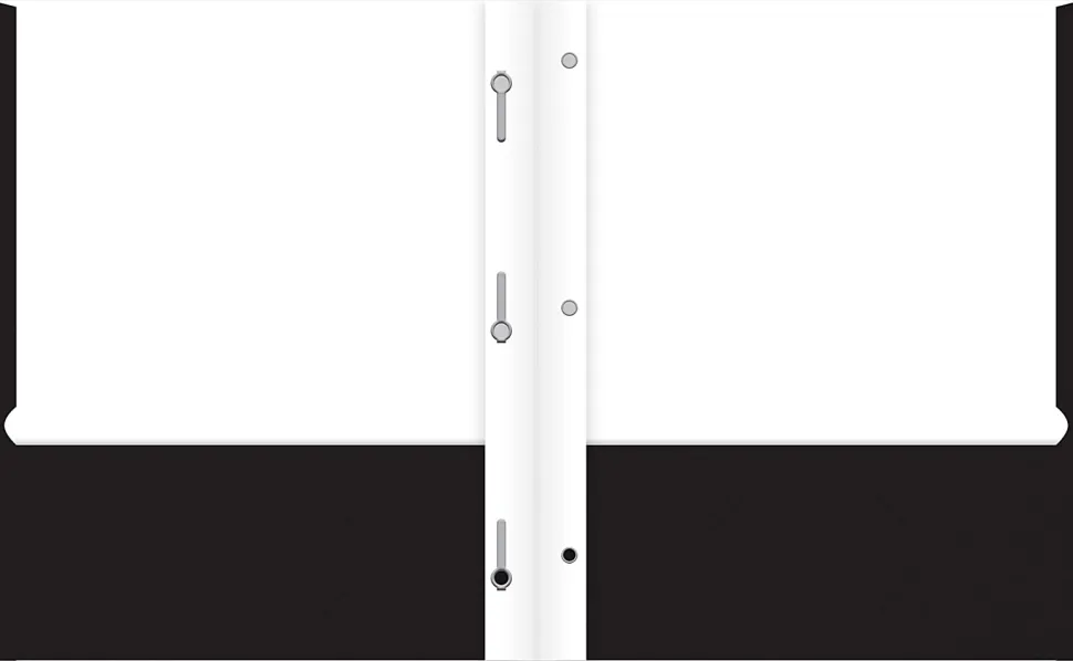 Office Depot® Brand 2-Pocket School-Grade Paper Folder with Prongs, Letter Size, Blue