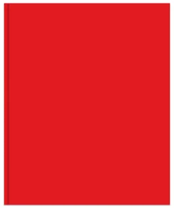 Office DepotĀ® Brand 2-Pocket School-Grade Paper Folder with Prongs, Letter Size, Red