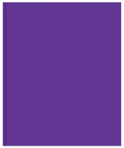 Office Depot® Brand 2-Pocket School-Grade Paper Folder with Prongs, Letter Size, Purple
