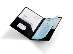 Office DepotĀ® Brand 2-Pocket School-Grade Poly Folder with Prongs, Letter Size, Black