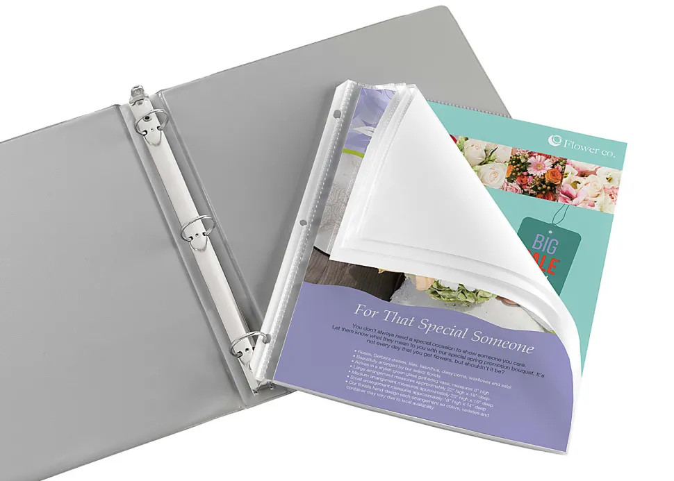 Office Depot® Brand 10-Pocket Sheet Protector, 8-1/2" x 11", Clear