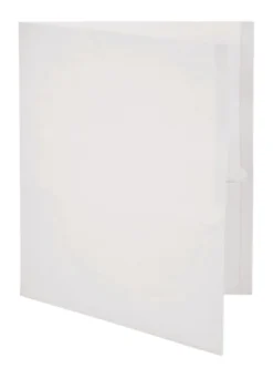 Office Depot® Brand 2-Pocket Textured Paper Folders, White, Pack Of 10