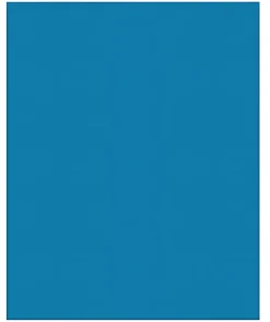 Office Depot® Brand 2-Pocket Textured Paper Folders With Prongs, Light Blue, Pack Of 10