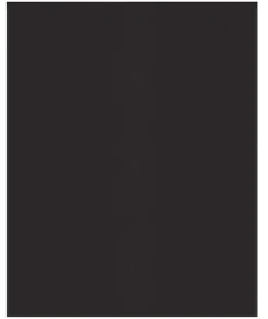 Office DepotĀ® Brand 2-Pocket Textured Paper Folders With Prongs, Black, Pack Of 10