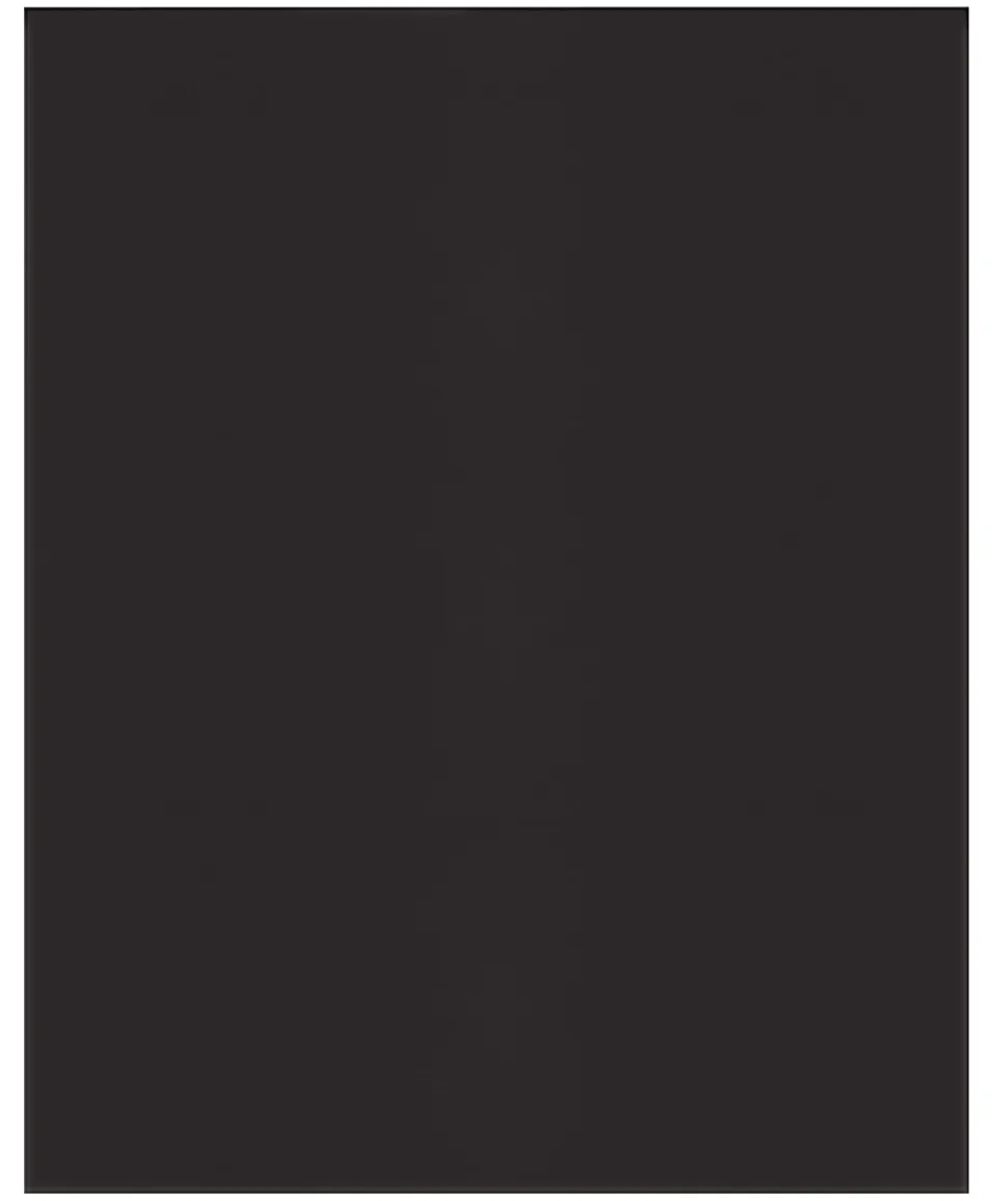 Office Depot® Brand 2-Pocket Textured Paper Folders With Prongs, Black, Pack Of 10