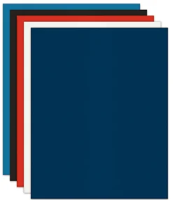 Office DepotĀ® Brand 2-Pocket Textured Paper Folders, Assorted Colors, Pack Of 10