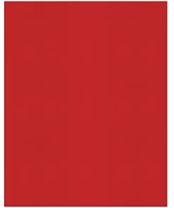 Office Depot® Brand 2-Pocket Textured Paper Folders With Prongs, Red, Pack Of 10
