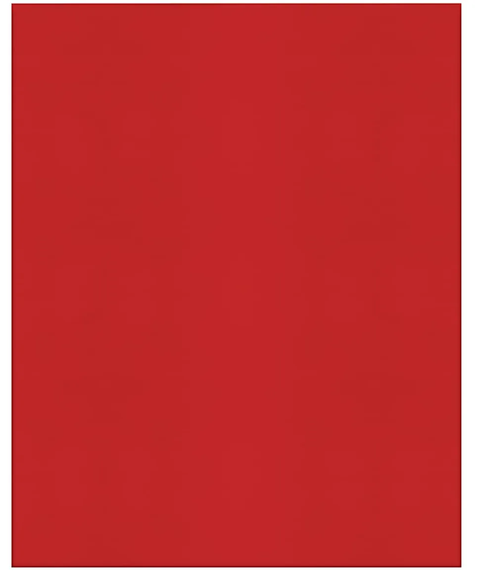 Office Depot® Brand 2-Pocket Textured Paper Folders With Prongs, Red, Pack Of 10