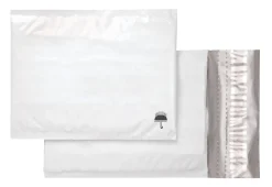 Office Depot® Brand Poly Bubble Mailer, Size #0, 6" x 9", White