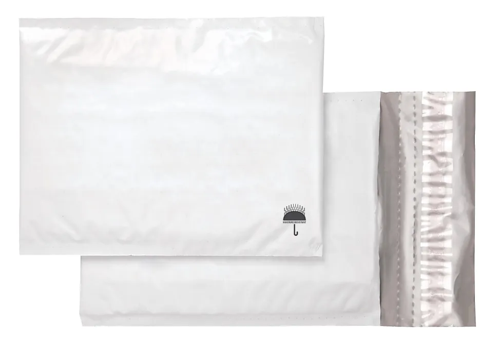 Office Depot® Brand Poly Bubble Mailer, Size #0, 6" x 9", White