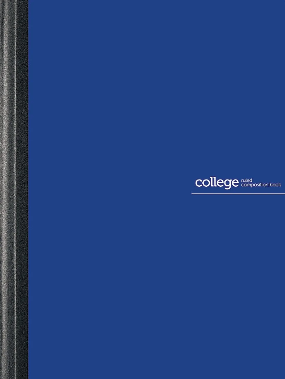 Office Depot® Brand Poly Composition Book, 7-1/2" x 9-3/4", College Ruled, 80 Sheets, Blue