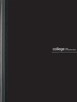 Office Depot® Brand Poly Composition Book, 7-1/2" x 9-3/4", College Ruled, 80 Sheets, Black