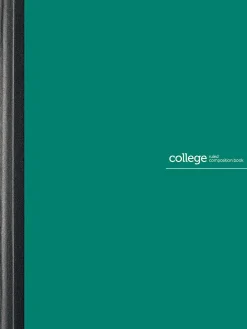 Office Depot® Brand Poly Composition Book, 7-1/2" x 9-3/4", College Ruled, 80 Sheets, Green