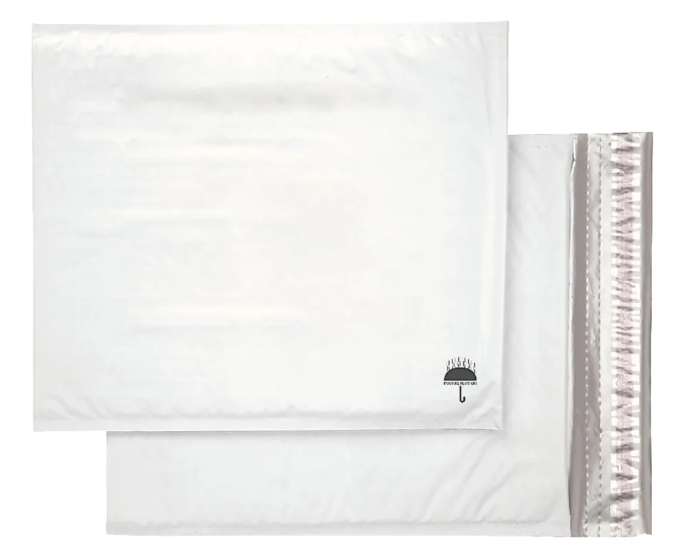 Office Depot® Brand Polyethylene Bubble Mailer, 8 1/2" x 11", White
