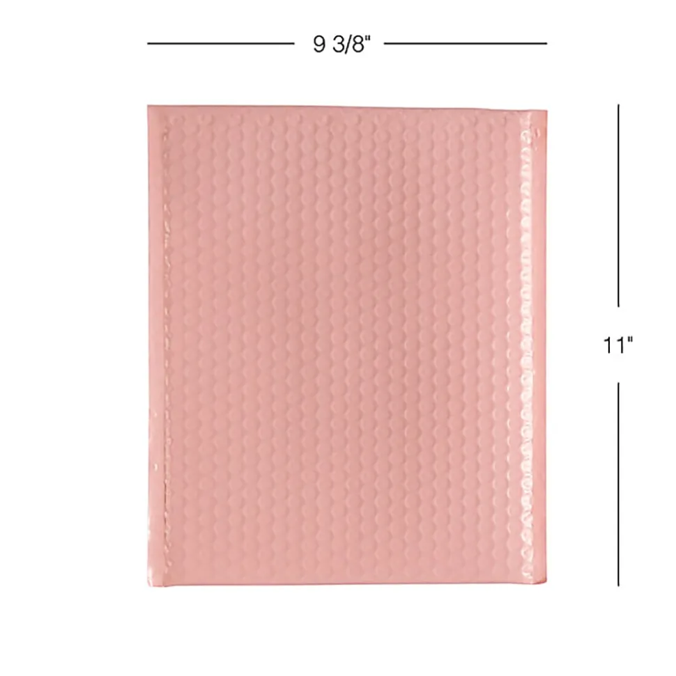Office Depot® Brand Poly Fashion Bubble Mailer, #2, 8 1/2" x 11", Assorted Colors