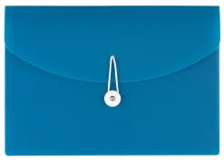 Office Depot® Brand Poly 4-Pocket Cascading File, Letter Size, Turquoise