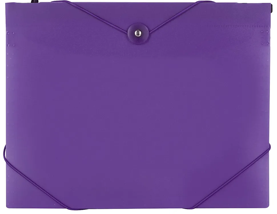 Office Depot® Brand Poly 7-Pocket Hanging File, 8" Expansion, Letter Size, 9-5/8" x 13", Purple