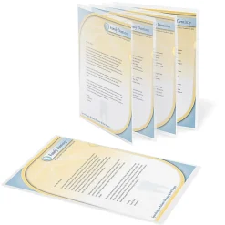 Office Depot® Brand Poly Project View Folders, Letter Size, Clear, Pack Of 10