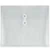 Office Depot® Brand Poly String Envelopes, Letter, Clear, Pack of 5