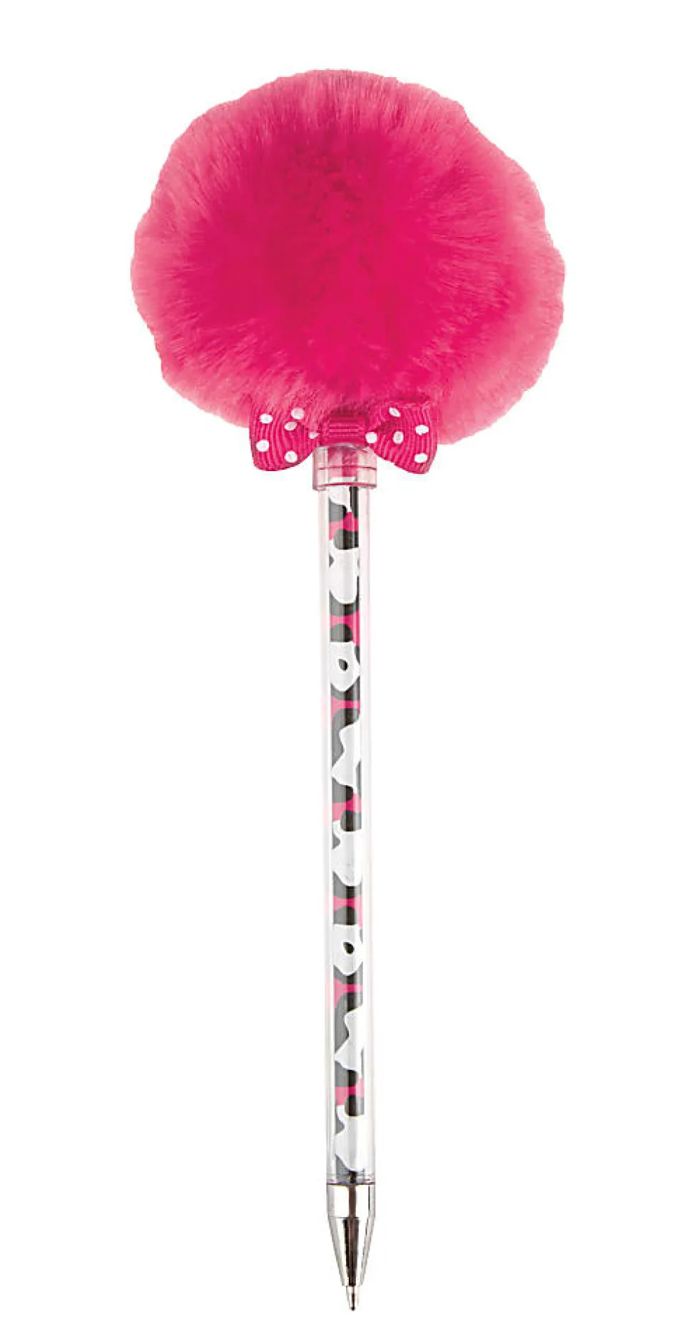 Office Depot® Brand Pom Pom Ballpoint Pen, Medium Point, 0.7 mm, Assorted Colors