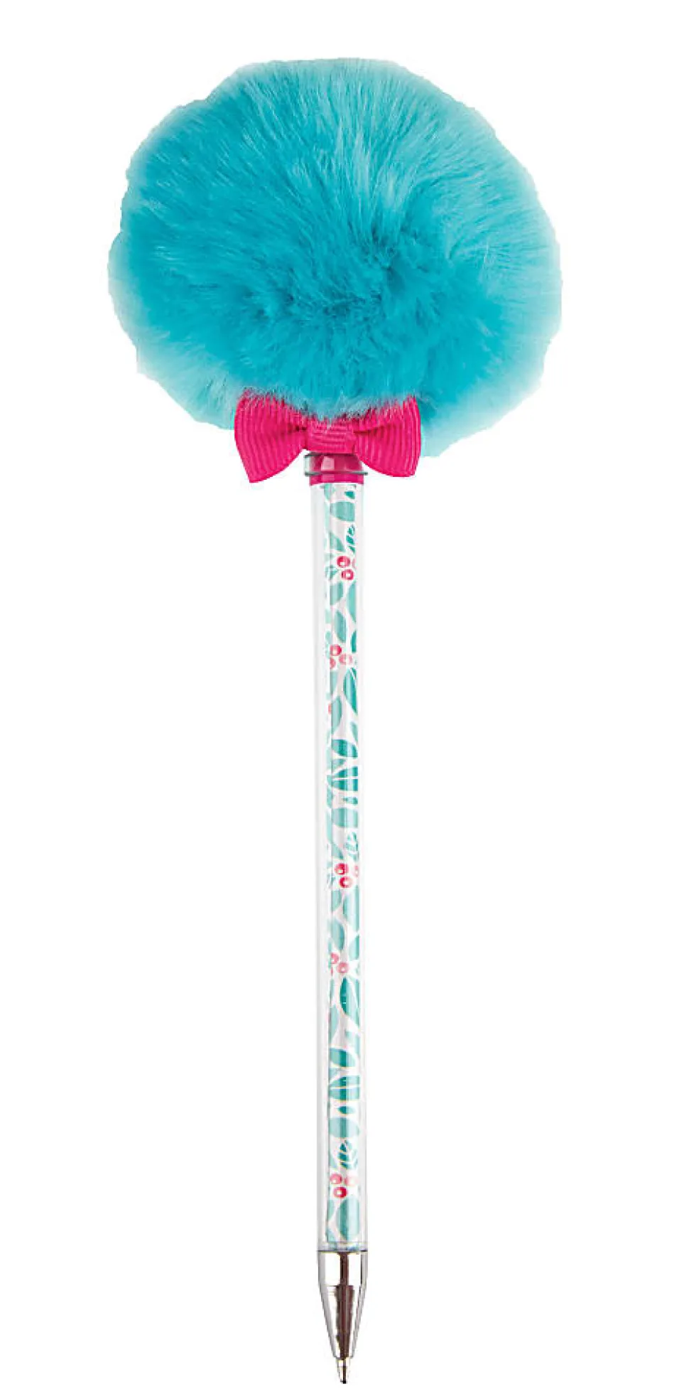 Office Depot® Brand Pom Pom Ballpoint Pen, Medium Point, 0.7 mm, Assorted Colors