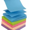 Office Depot® Brand Pop-Up Sticky Notes, 3" x 3", Assorted Neon Colors, 100 Sheets Per Pad, Pack Of 12 Pads