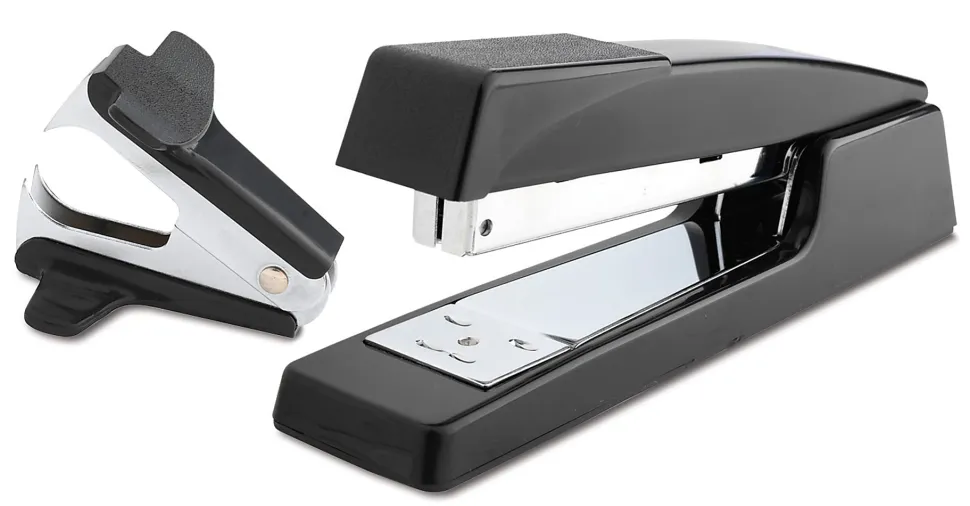Office Depot® Brand Premium Full-Strip Stapler Combo WIth Staples And Remover, Black, 8488C1ODUODP501
