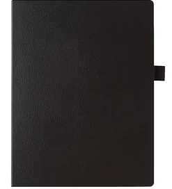 Office Depot® Brand Premium Hardcover Business Journal, 8 1/2" x 11", Narrow Ruled, 192 Pages (96 Sheets), Black