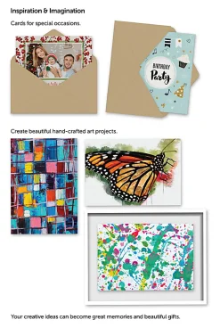 Office Depot® Brand Premium Photo Paper, Glossy, Letter Size, White, Pack Of 25 Sheets