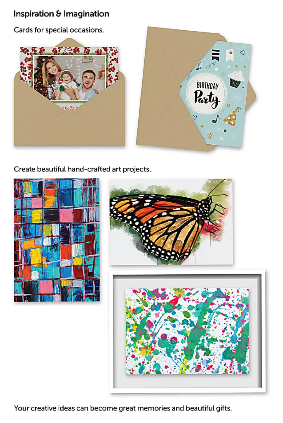 Office Depot® Brand Premium Photo Paper, Glossy, Letter Size, White, Pack Of 50 Sheets