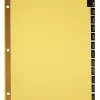Office Depot® Brand Preprinted Index Tab Dividers, Jan-Dec Tab