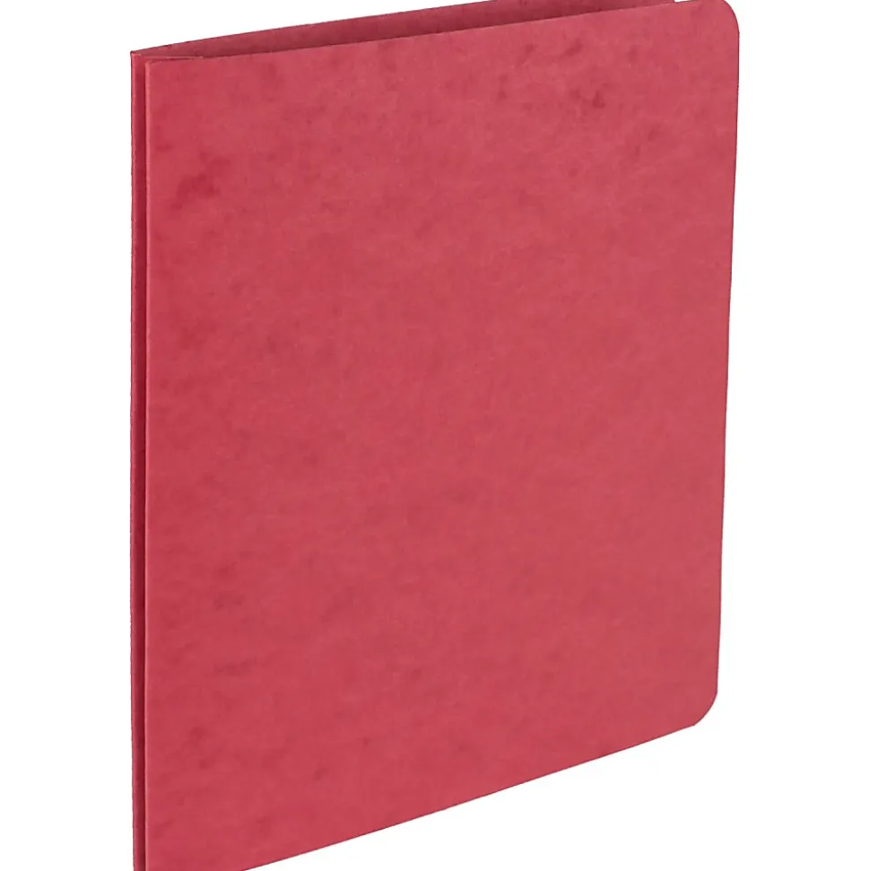 Office Depot® Brand Pressboard Side-Bound Report Binders With Fasteners, Executive Red, 60% Recycled, Pack Of 10