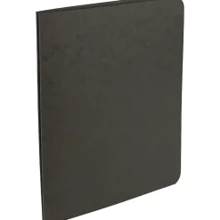 Office DepotĀ® Brand Pressboard Side-Bound Report Binders With Fasteners, 60% Recycled, Black, Pack Of 10