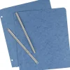 Office Depot® Brand Pressboard Report Covers With Fasteners, 50% Recycled, Light Blue, Pack Of 5