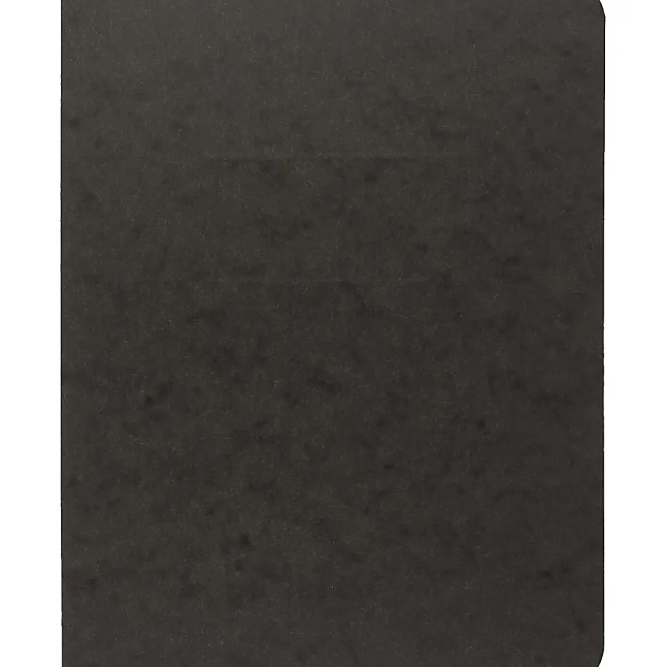 Office Depot® Brand Pressboard Report Covers With Fasteners, 50% Recycled, Black, Pack Of 5