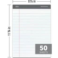 Office Depot® Brand Professional Writing Pads, 8-1/2
