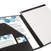 Office Depot® Brand Professional Legal Pad With Privacy Cover, 8-1/2" x 11", Narrow Ruled, White, 100 Pages (50 Sheets), Black