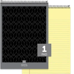 Office DepotĀ® Brand Professional Writing Pads, 8-1/2" x 11-3/4", Legal/Wide Ruled, White, 100 Sheets
