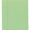Office Depot® Brand Professional Writing Pads, 5" x 8", Narrow Ruled, Assorted Colors, 50 Sheets, Pack Of 6
