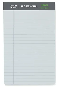 Office Depot® Brand Professional Writing Pads, 5