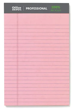 Office Depot® Brand Professional Writing Pads, 5