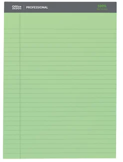 Office Depot® Brand Professional Writing Pads, 8-1/2