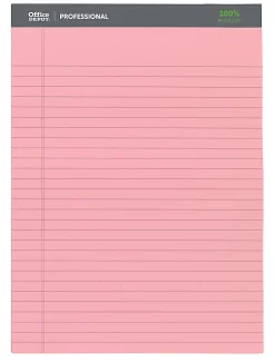 Office Depot® Brand Professional Writing Pads, 8-1/2