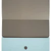 Office Depot® Brand Project Folder, Letter Size, 1-1/4" Expansion, Blue Geometric, Set Of 1 Project Folder With 6 File Folders