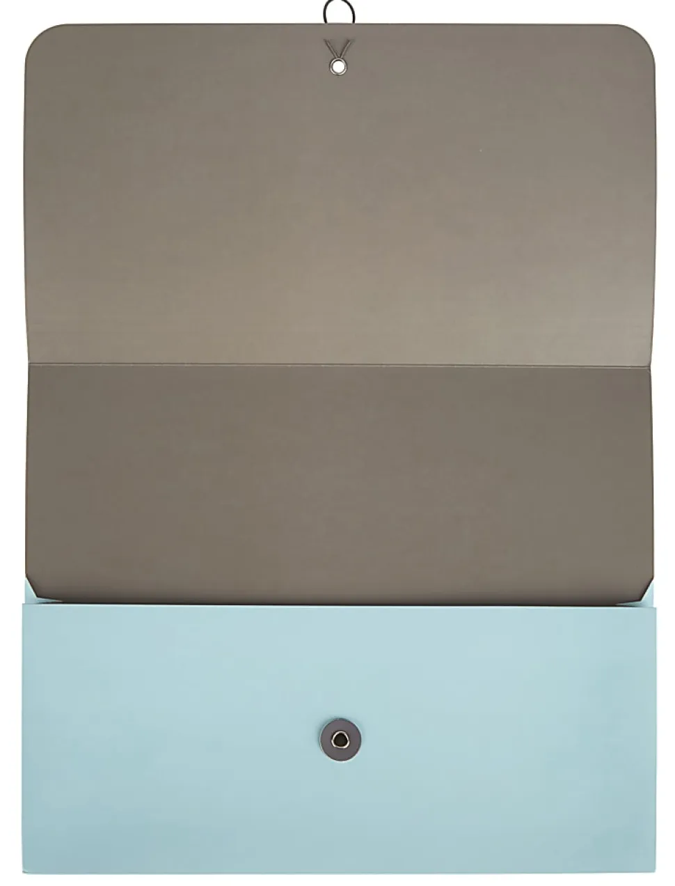 Office Depot® Brand Project Folder, Letter Size, 1-1/4" Expansion, Blue Geometric, Set Of 1 Project Folder With 6 File Folders
