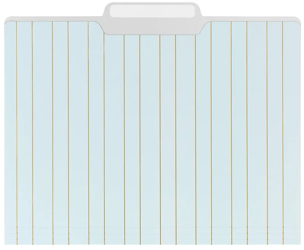 Office Depot® Brand Project Folder, Letter Size, 1-1/4" Expansion, Blue Geometric, Set Of 1 Project Folder With 6 File Folders