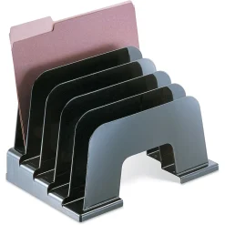 Office Depot® Brand 30% Recycled Large Incline Desktop Sorter, Black