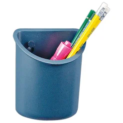 Office DepotĀ® Brand 30% Recycled Partition Pen Cup, Gray